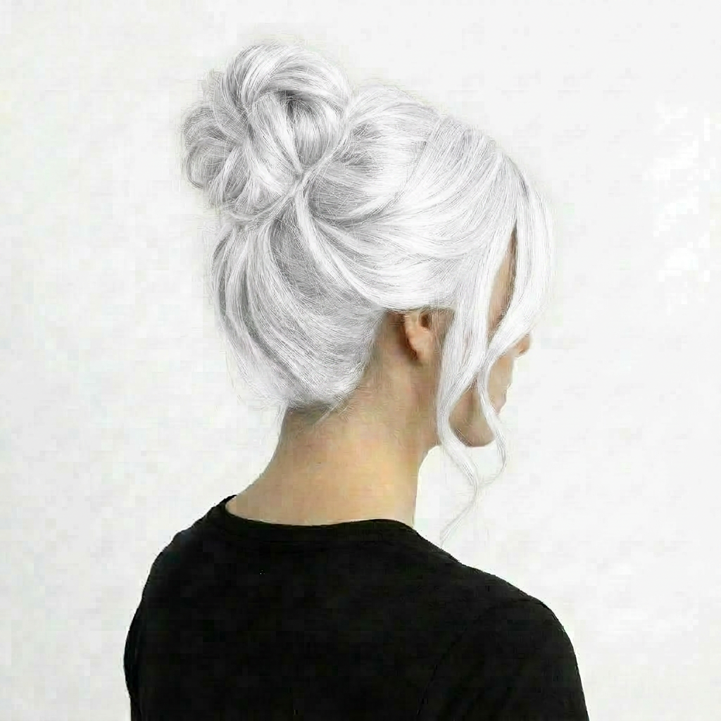 Small Messy Bun Hair Piece – Curly Synthetic Scrunchie