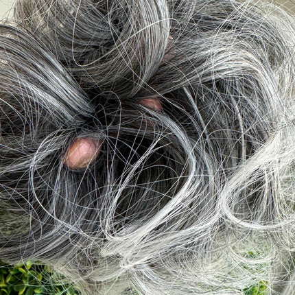 Tillstyle Grey bun salt and pepper
