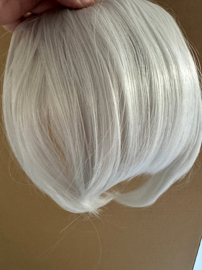 Tillstyle  silver  large clip in bangs thick bangs