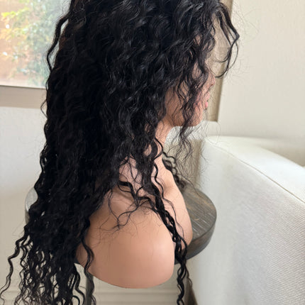 Deep body wave virgin human hair lace front wigs for women brazilian hair