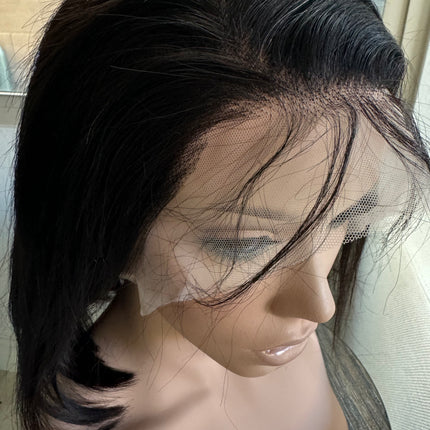 Bob lace front wigs  100% human hair bob wigs glue-less preplucked baby hair
