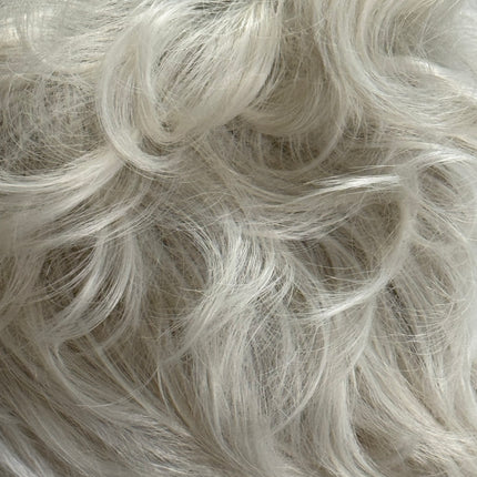 Tillstyle  pale white curly wig /short wig