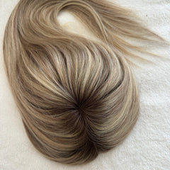 Blonde hair toppers for women 