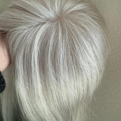 White hair toppers for women