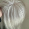 White hair toppers for women