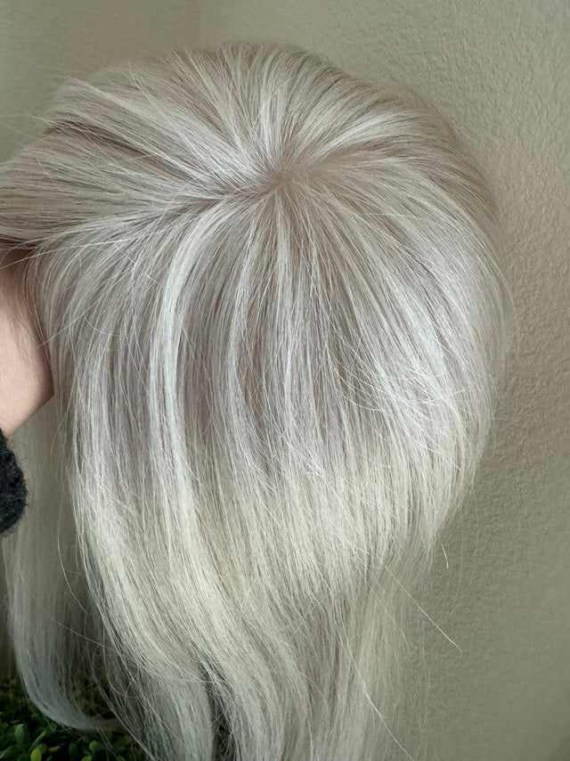 White hair toppers for women