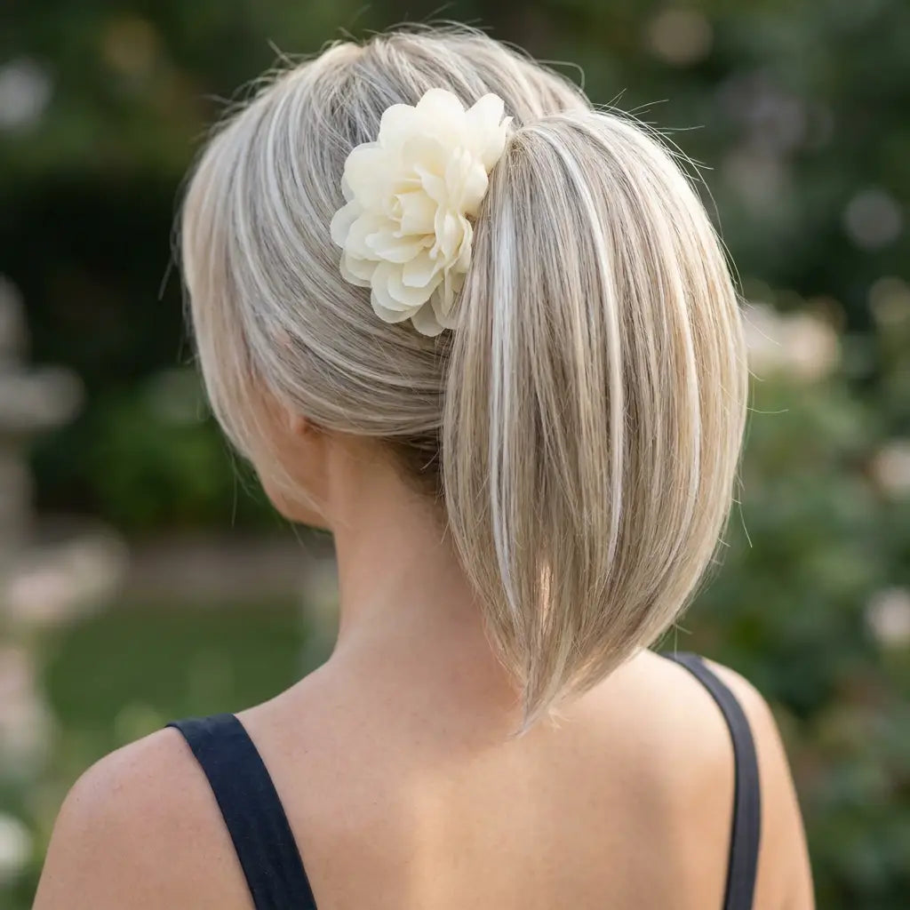 #color-platinum-blonde with-ombre-blonde-highlights