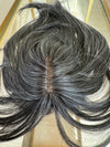 Till style grey  hair toppers for women with bangs