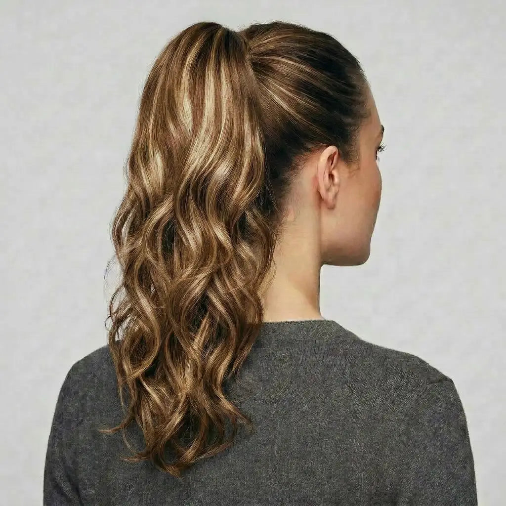 Tillstyle Wavy Ponytail Extension for Women 12 to 14 inch