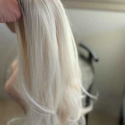 Tillstyle Platinum blonde pony tail