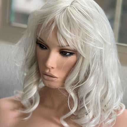 Tillstyle white loose body wave wig