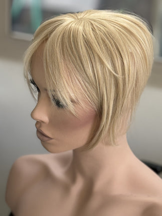 Tillstyle dirty blonde top hair piece honey blonde clip in hair toppers for thinning crown