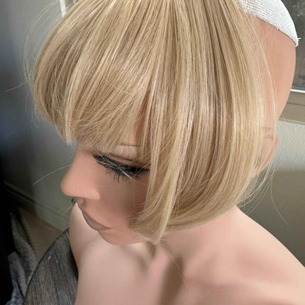 Tillstyle dirty blonde clip in bangs for thinning crown