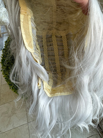 Tillstyle white wig for women/ wavy