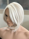 Till style white with ash blonde highlights hair toppers for women real part