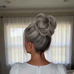 Large Messy Hair Bun Curly Synthetic hair