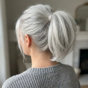 Short  clip in Ponytail 6 inch