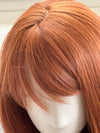 Tillstyle Auburn wig with bangs 14 inch