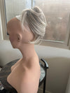 Tillstyle  ash blonde straight hair bun