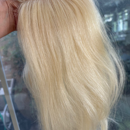 Till style blonde 100% human Hair Toppers for women