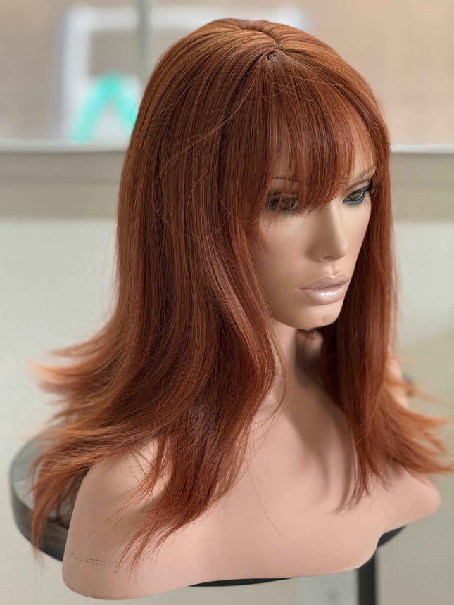 Tillstyle auburn layered wig shoulder length