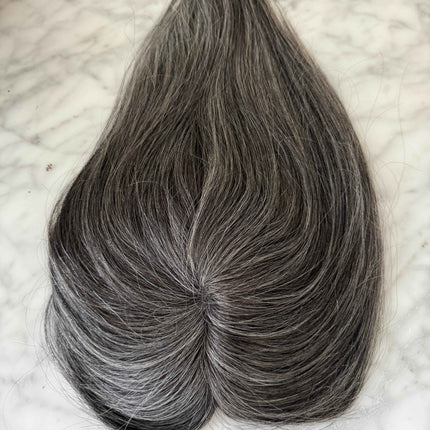 Tillstyle grey virgin Human Hair Toppers for women