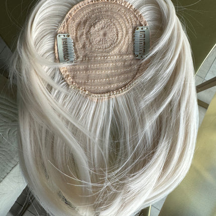 Tillstyle bleach  blonde hair piece clip in hair toppers