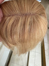 Till style  human Hair Toppers for women honey blonde