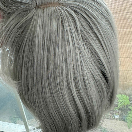 Tillstyle medium grey wig with bangs