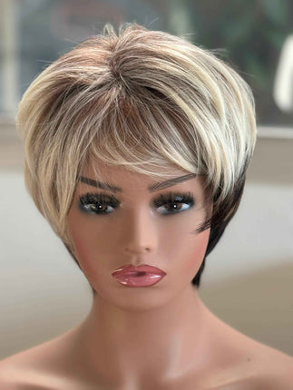 Tillstyle blonde short layered wig