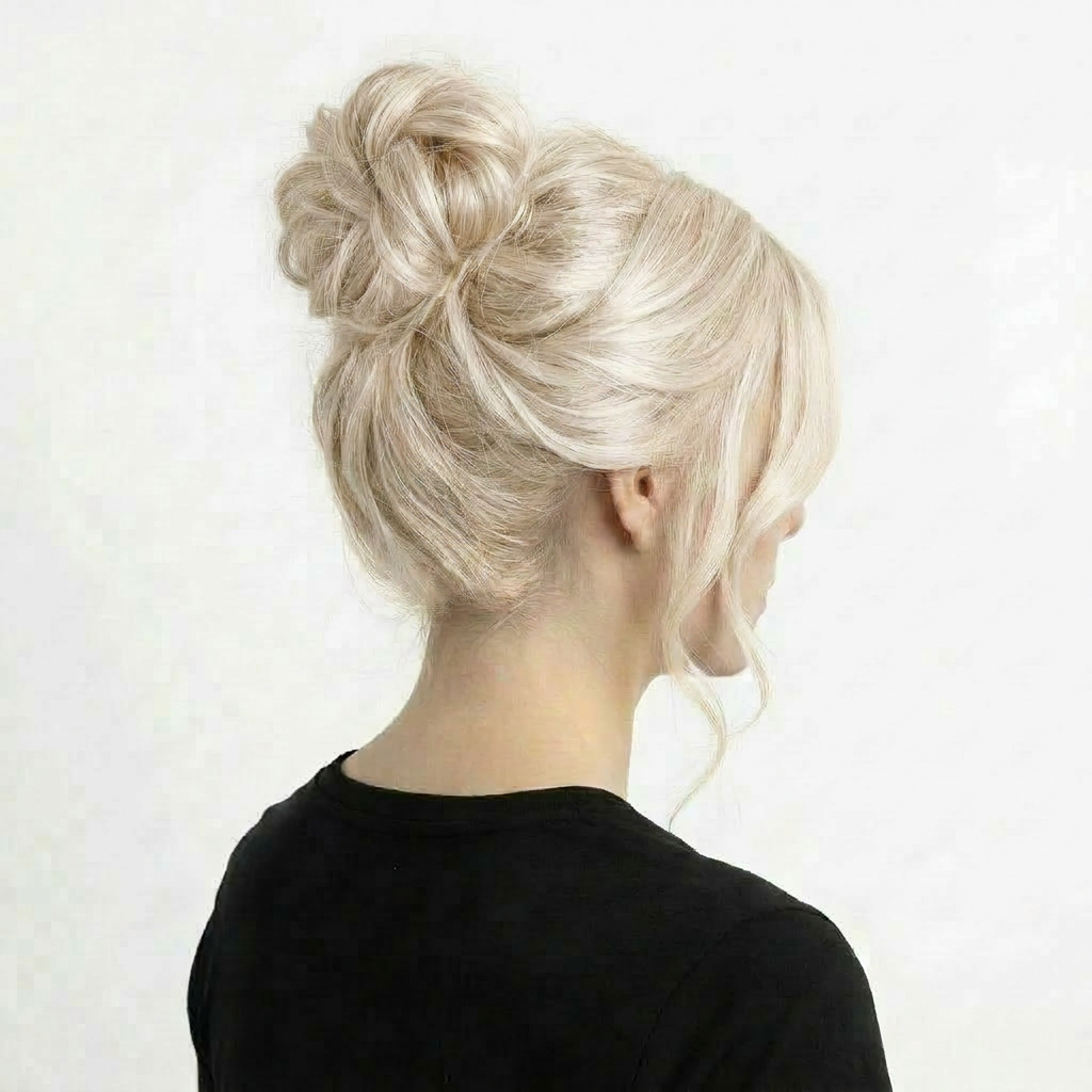 Small Messy Bun Hair Piece – Curly Synthetic Scrunchie