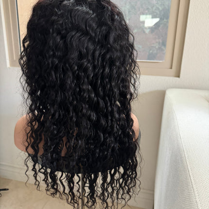 Deep body wave virgin human hair lace front wigs for women brazilian hair