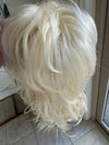Tillstyle shaggy layered wig with bangs bleach blonde #613 shoulder length