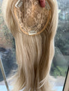 Till style ash blonde hair toppers for women  /butterfly bangs