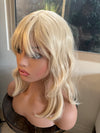 Till style  blonde  hair toppers for women  /bangs/body wave