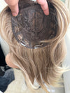Tillstyle  ash brown topper with bangs/highlighted light ends
