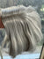 Tillstyle silver grey hair topper bob hair /short hair