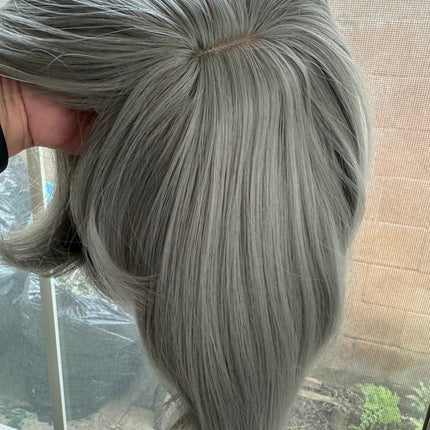 Tillstyle medium grey wig with bangs