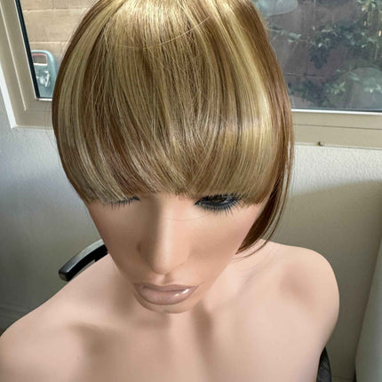 Tillstyle ombre clip in bangs for thinning crown natural looking bangs /short hair styles