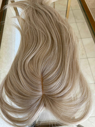 Till style ombre blonde hair toppers for women  /butterfly bangs