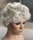 Tillstyle short synthetic wig — lightweight wig for women with thinning hair"-white short wig