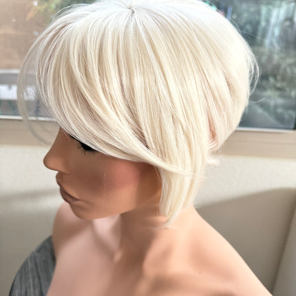 Tillstyle bleach  blonde hair piece clip in hair toppers