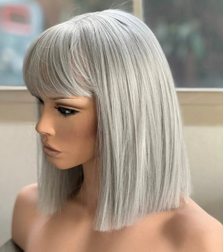 Tillstyle medium grey bob wig with bangs#color_medium-grey

