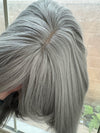 Tillstyle medium grey wig with bangs