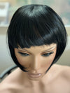 Tillstyle black clip in bangs for thinning crown natural looking bangs /short hair styles
