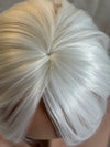 Tillstyle top hair piece white clip in hair toppers for thinning crown short hair styles