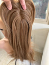 Till style brown hair toppers for women  /butterfly bangs