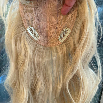 Till style  blonde  hair toppers for women  /bangs/body wave