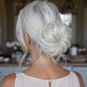 Large Messy Hair Bun Curly Synthetic hair