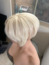Tillstyle platinum blonde hair piece white blonde clip in hair toppers
